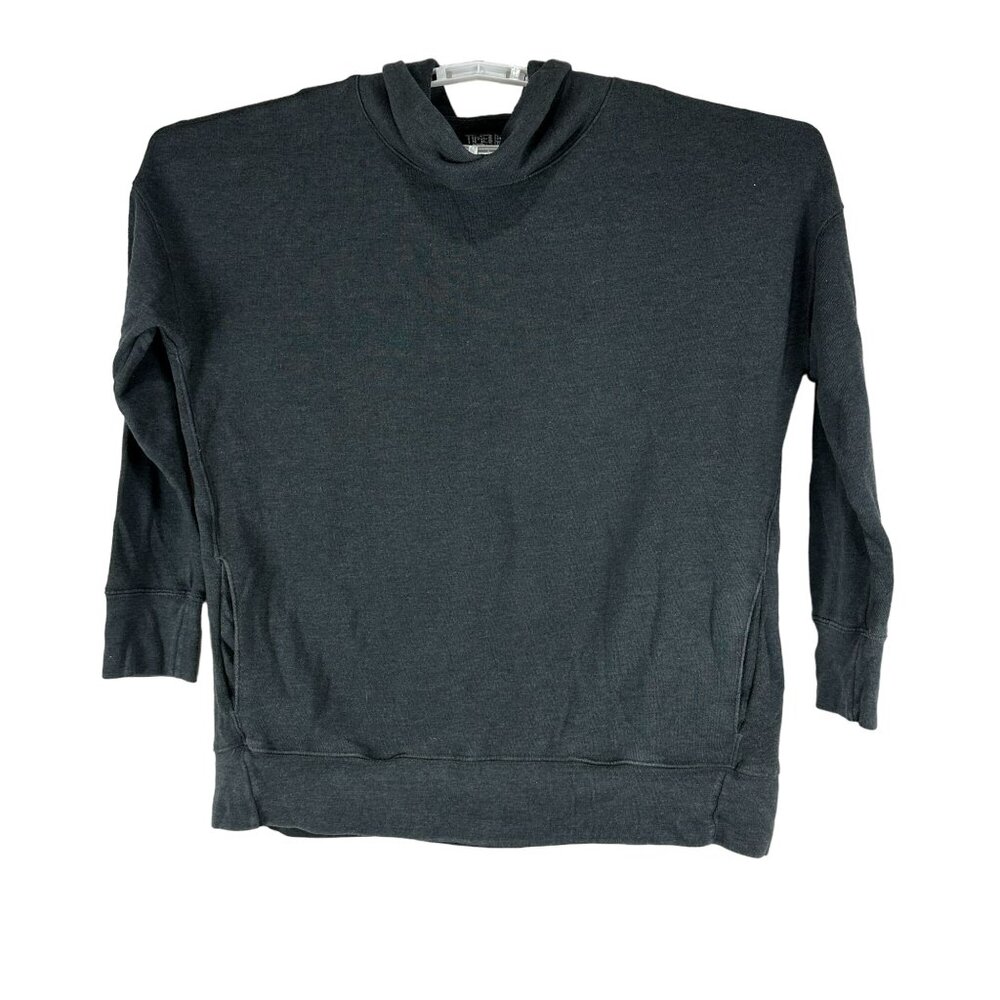 Time And Tru XL Black Soot Hoodie Sweatshirt For Women Comfortable Design